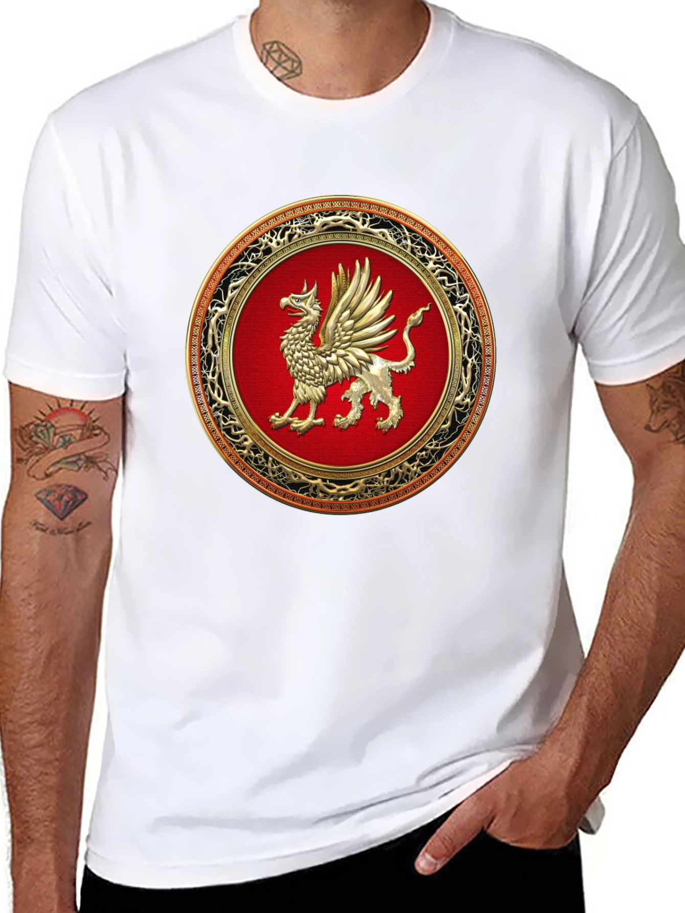 Griffin Emblem Black T-Shirt