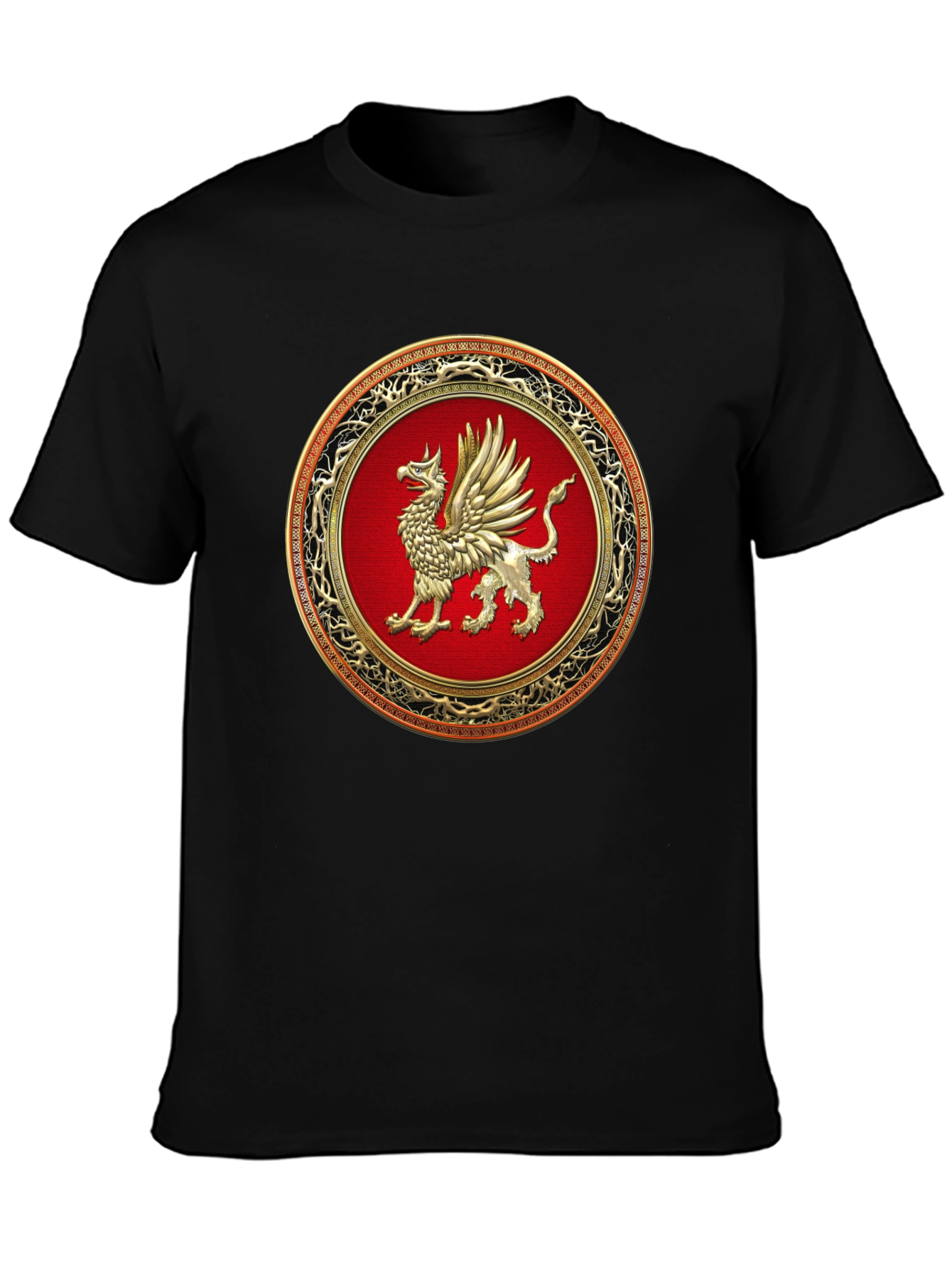 Griffin Emblem Black T-Shirt