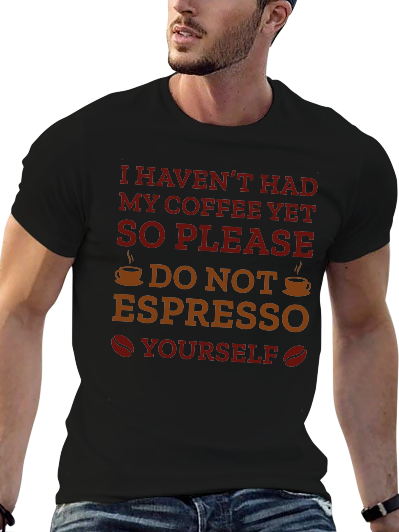 Coffee Humor Graphic T-Shirt - Espresso Yourself