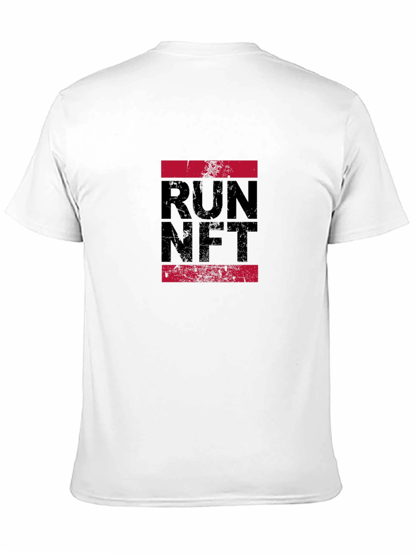 Run NFT Graphic Tee - Black Casual T-Shirt