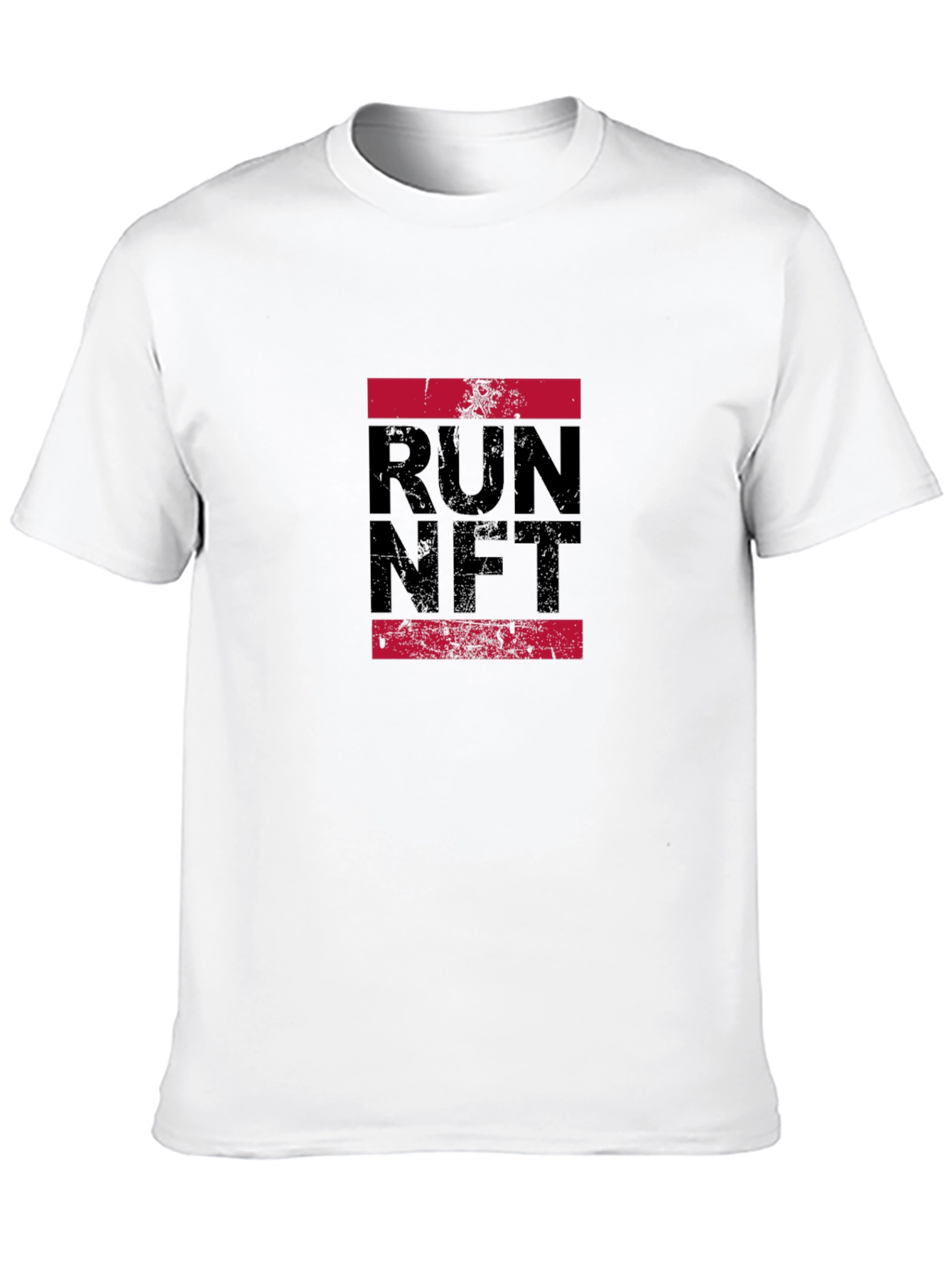 Run NFT Graphic Tee - Black Casual T-Shirt