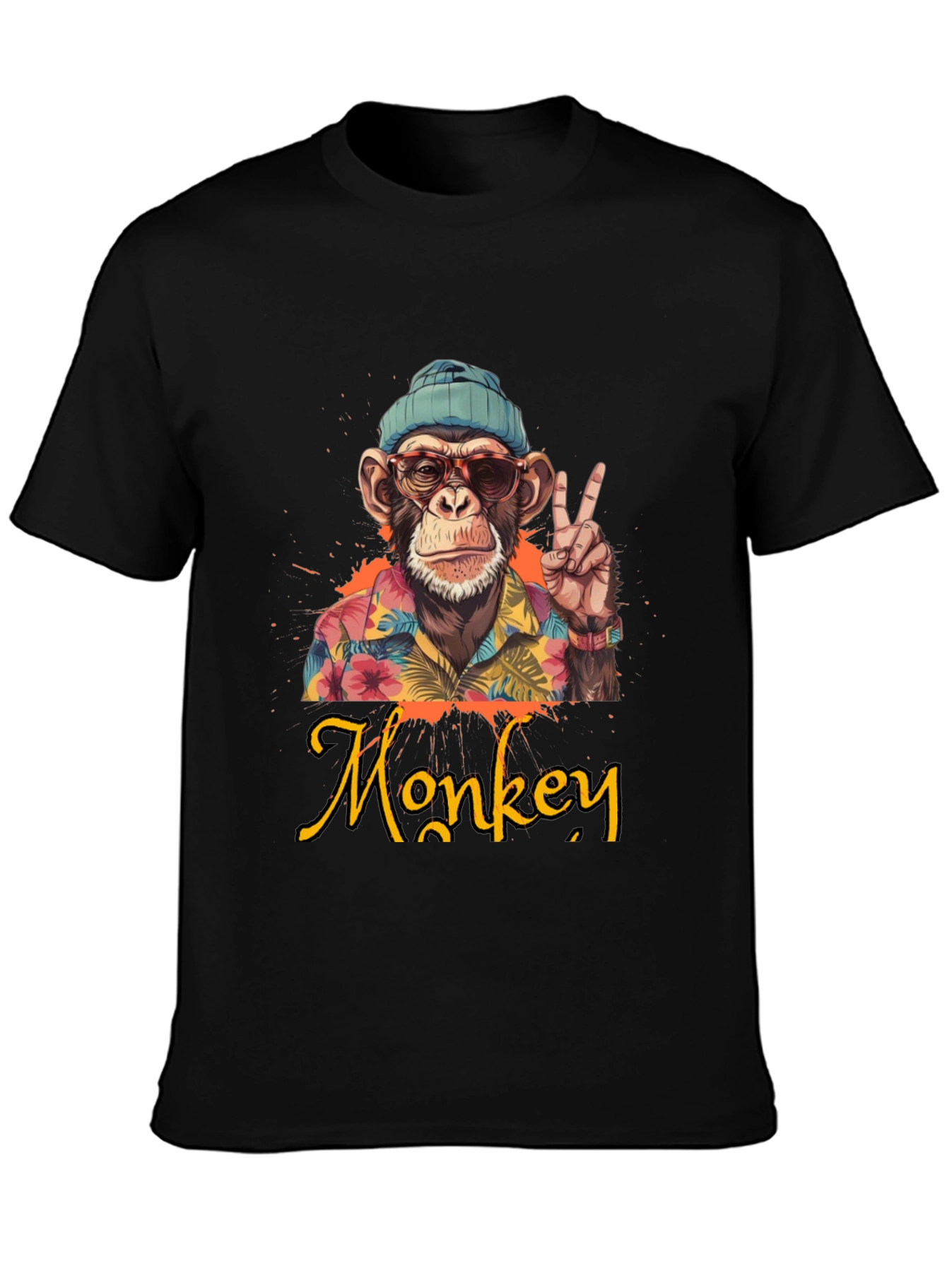 Cool Monkey Graphic T-Shirt - Casual Style