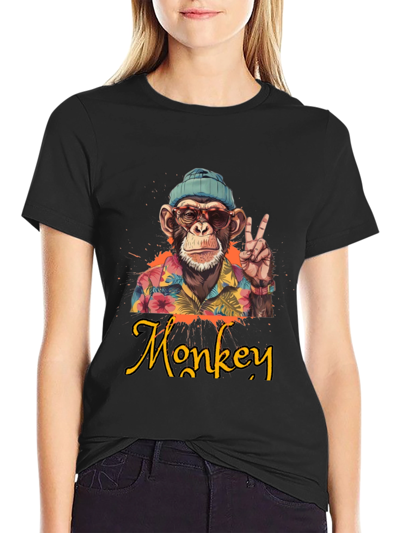 Cool Monkey Graphic T-Shirt - Casual Style