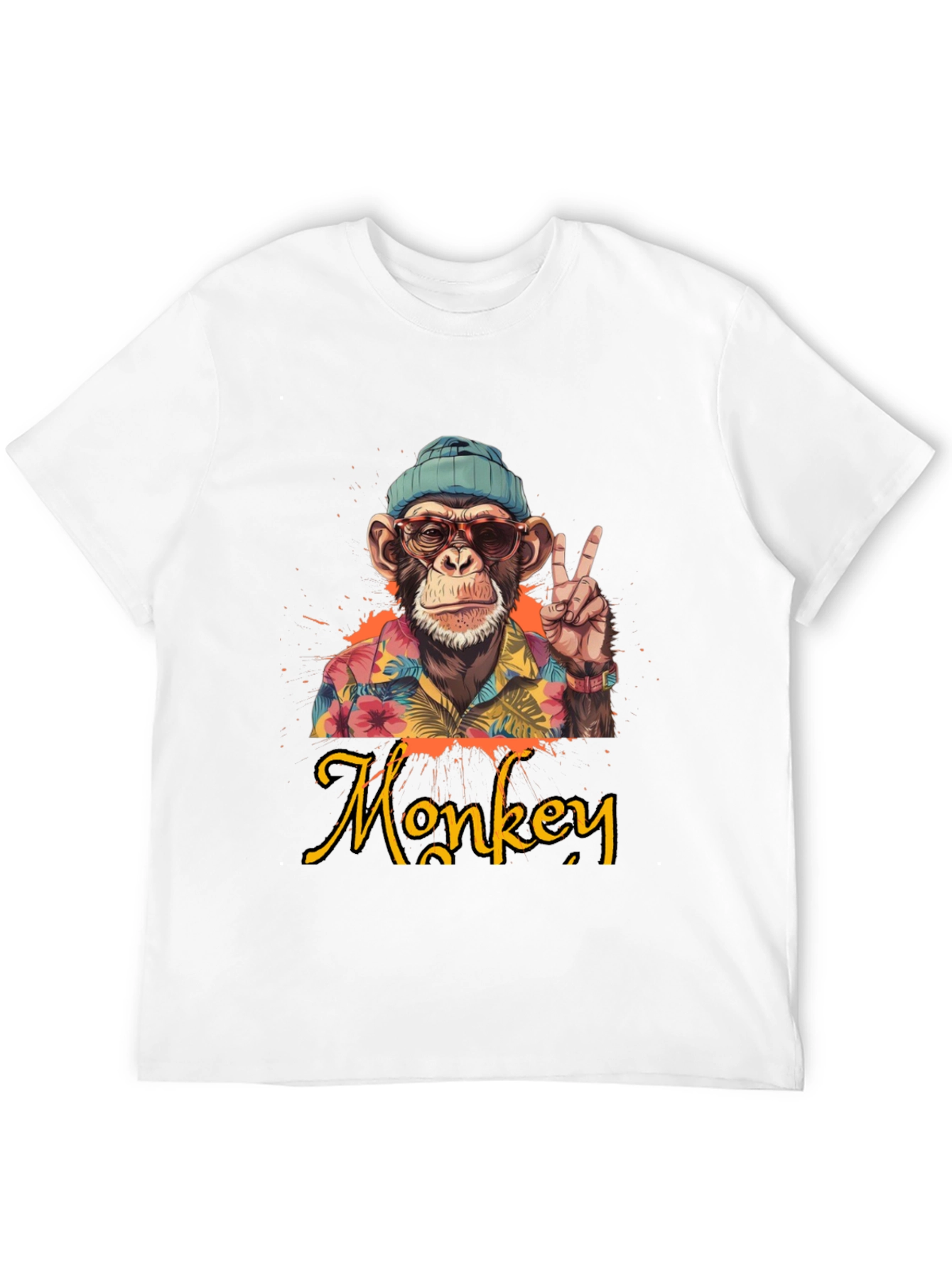 Cool Monkey Graphic T-Shirt - Casual Style