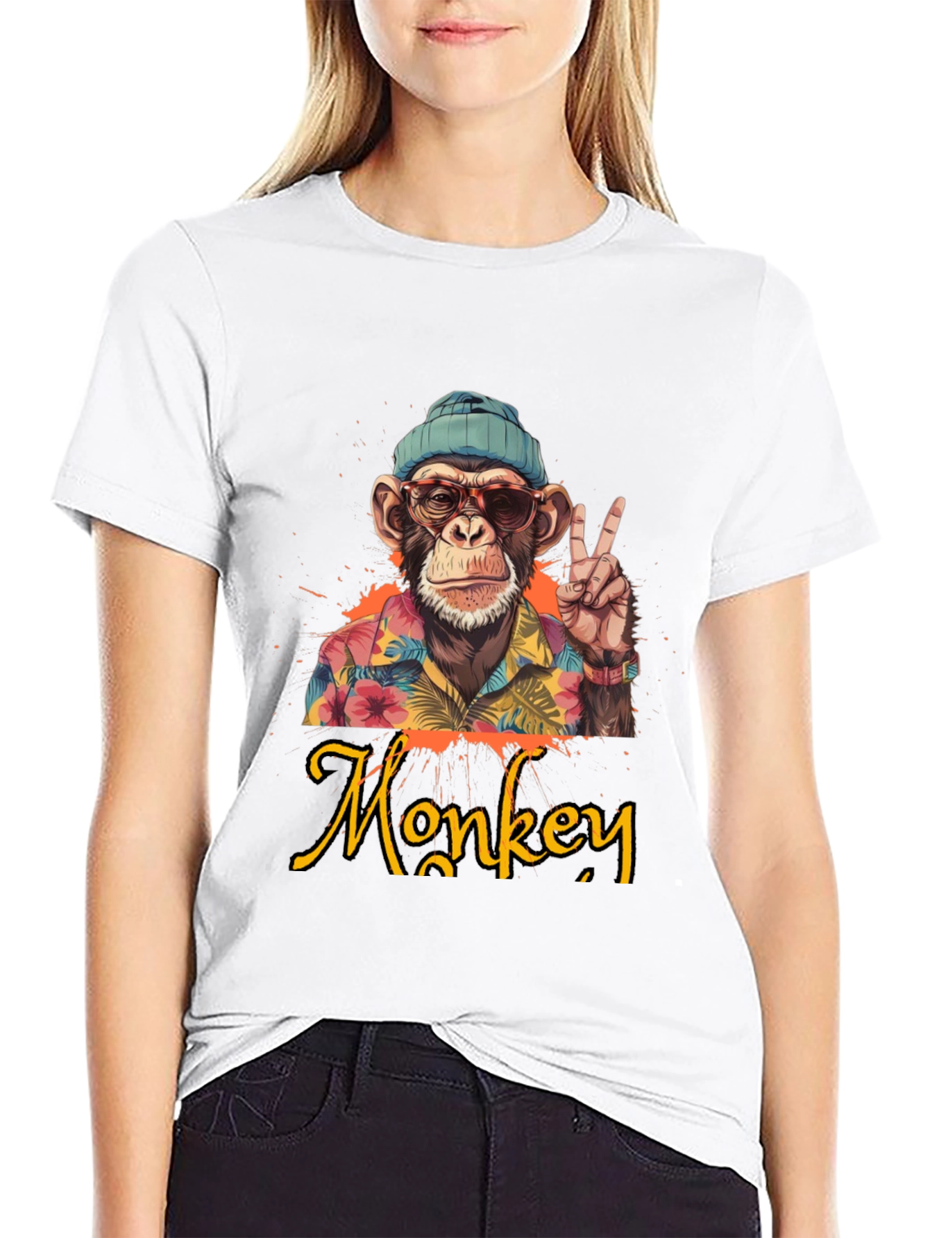 Cool Monkey Graphic T-Shirt - Casual Style