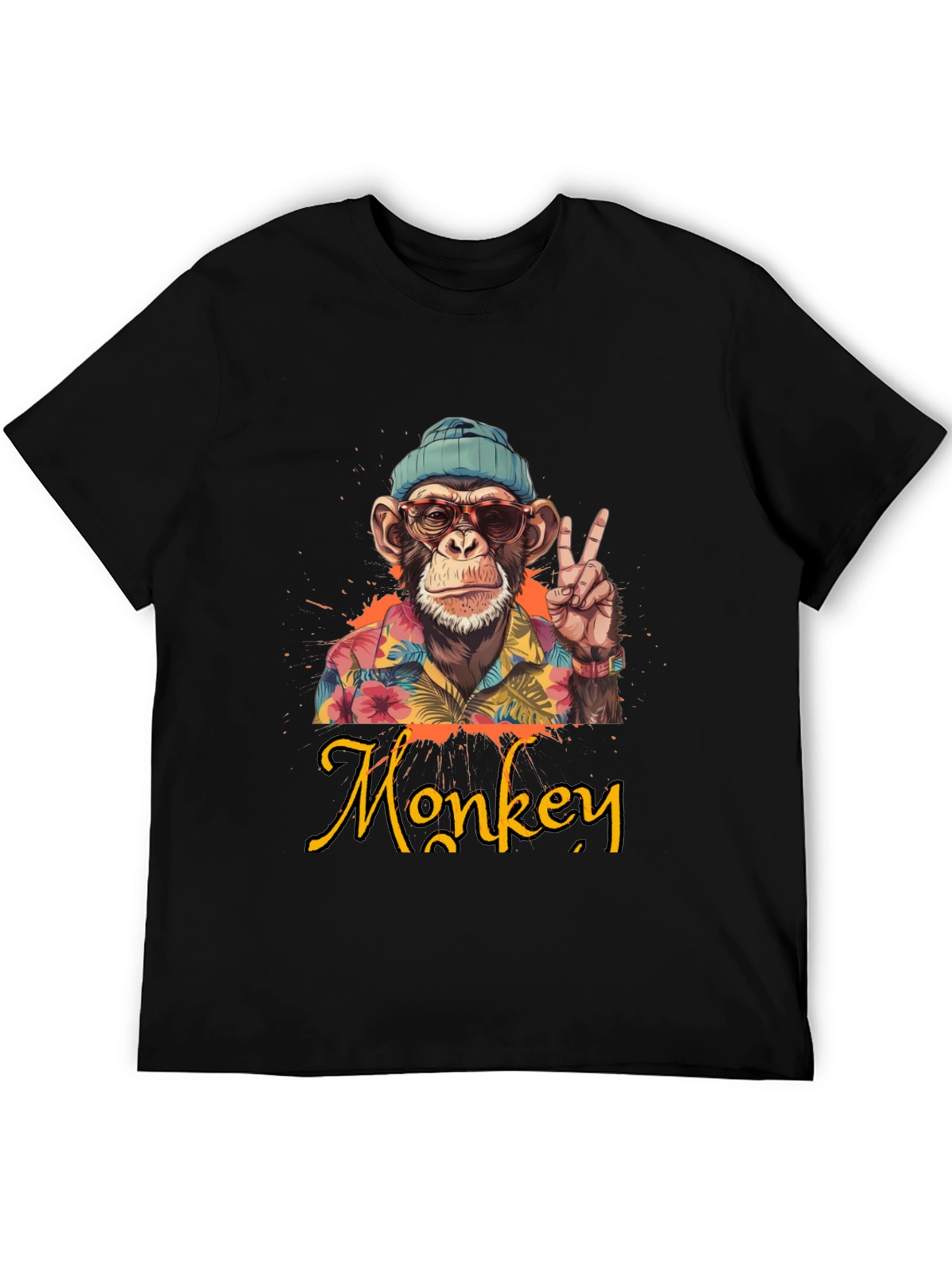 Cool Monkey Graphic T-Shirt - Casual Style