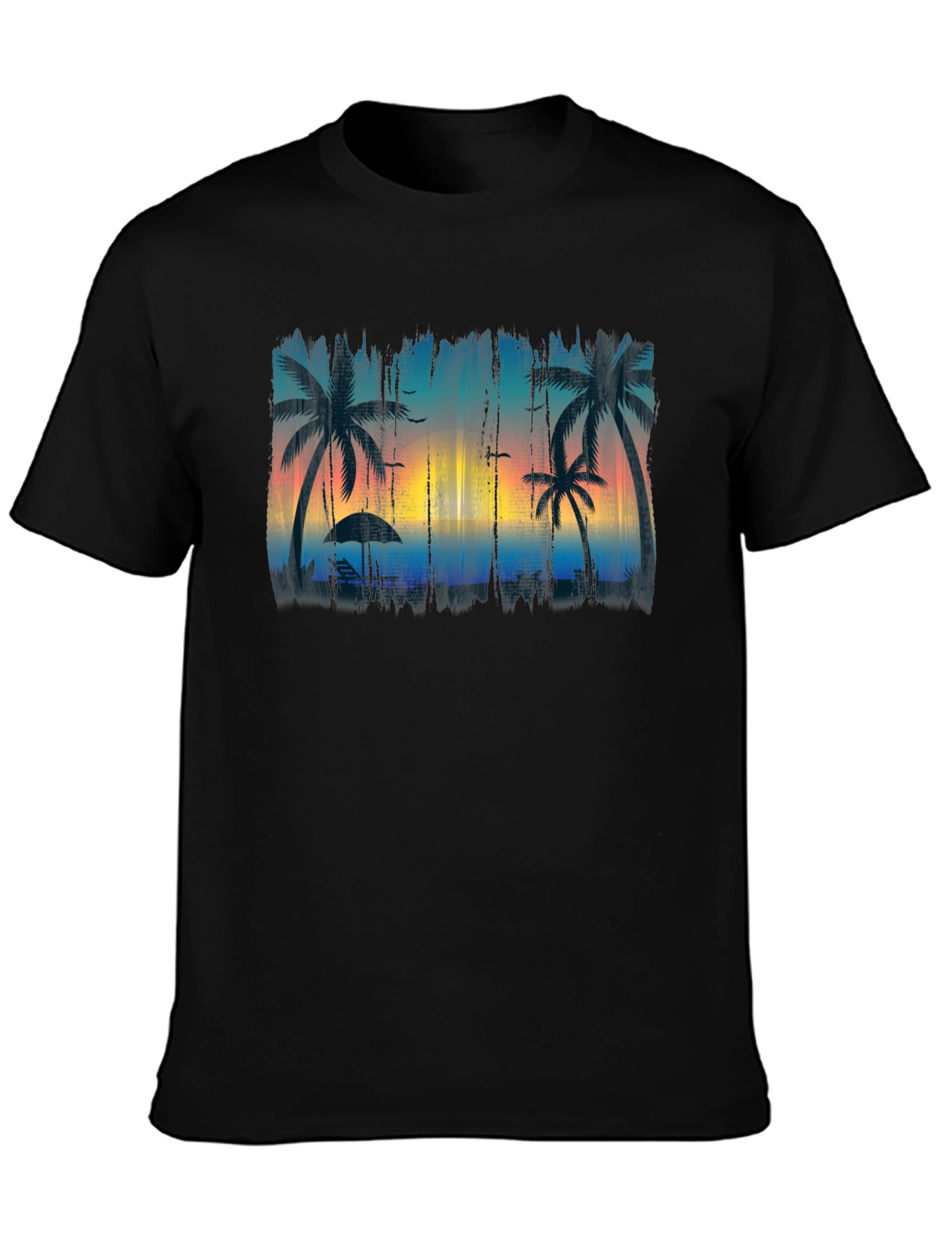 Tropical Beach Sunset T-Shirt