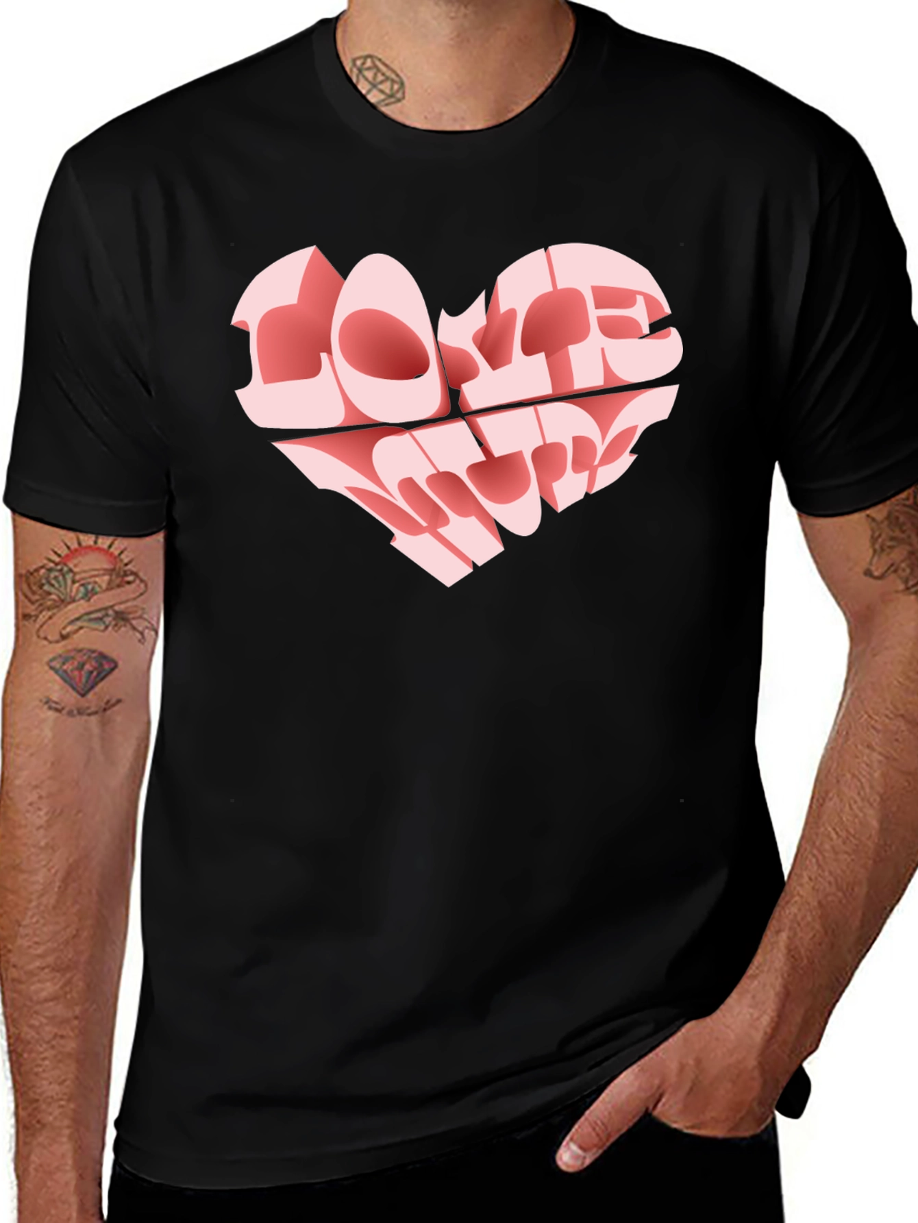 Love You Heart T-Shirt