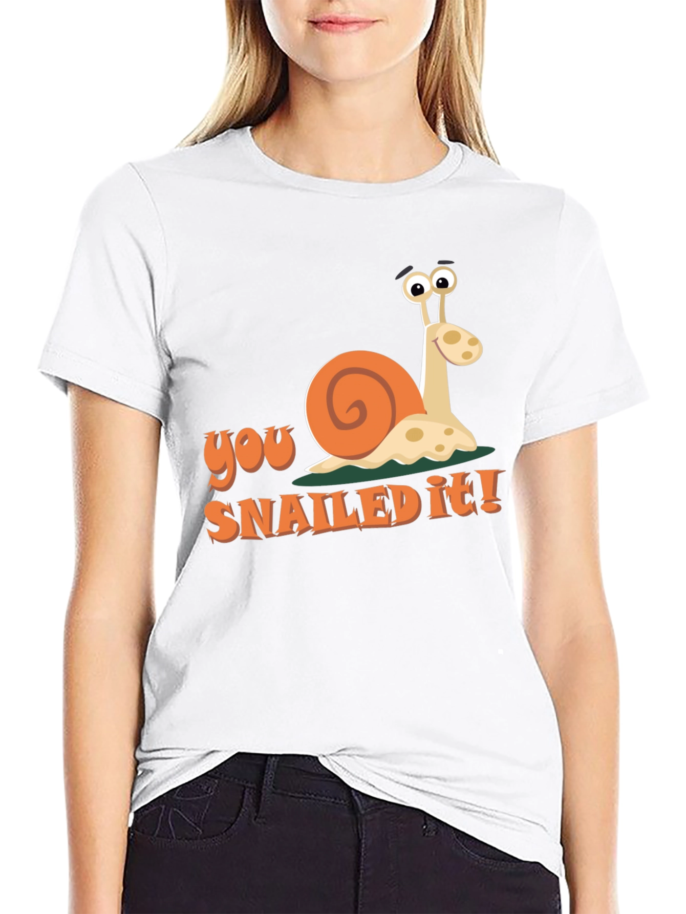You Snailed It! Graphic T-Shirt - Funny Snail Tee