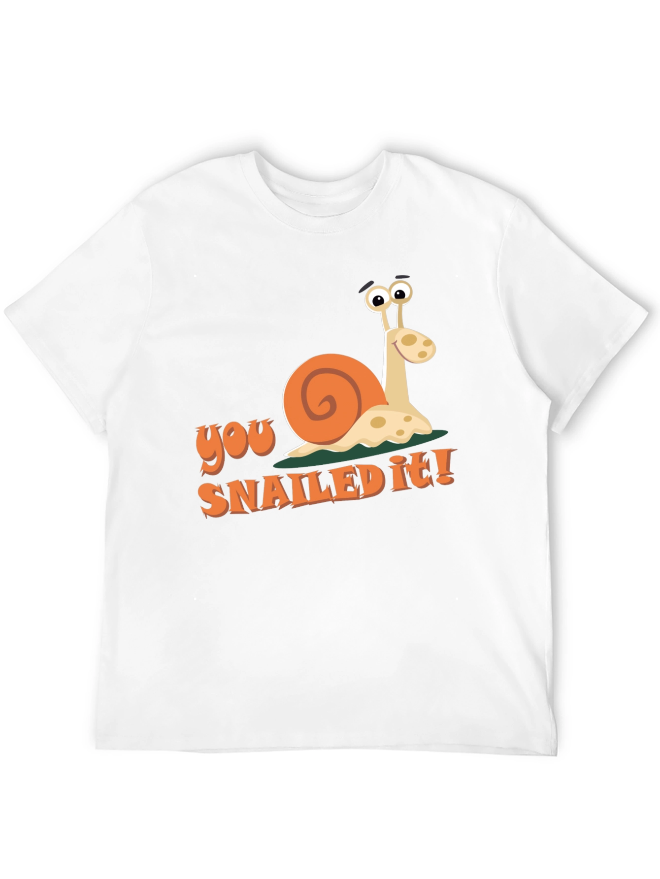 You Snailed It! Graphic T-Shirt - Funny Snail Tee