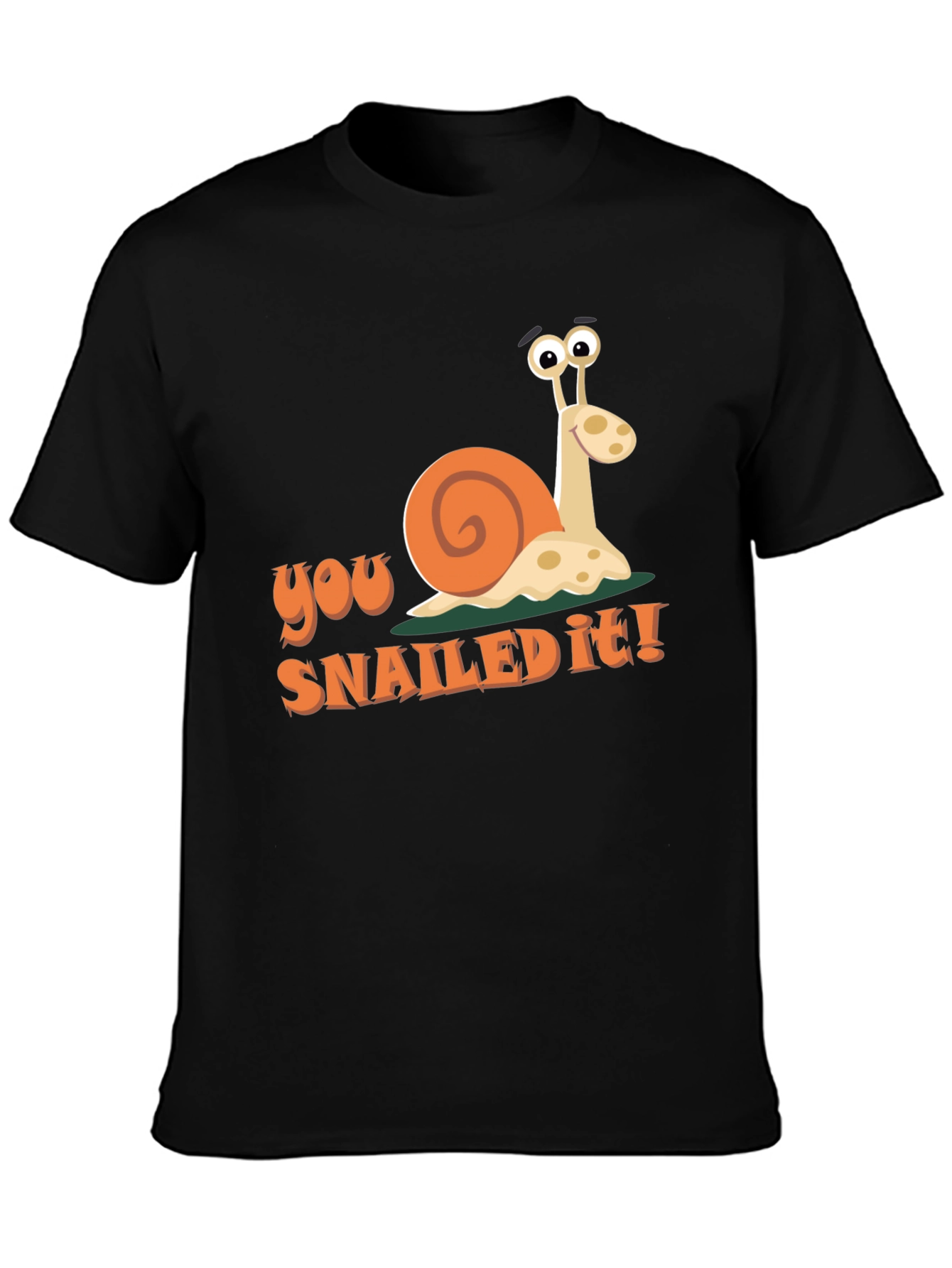 You Snailed It! Graphic T-Shirt - Funny Snail Tee