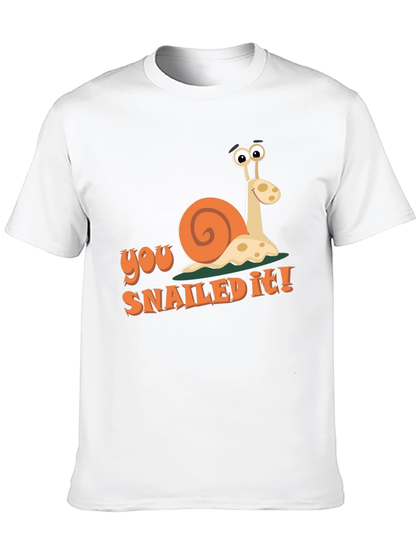 You Snailed It! Graphic T-Shirt - Funny Snail Tee