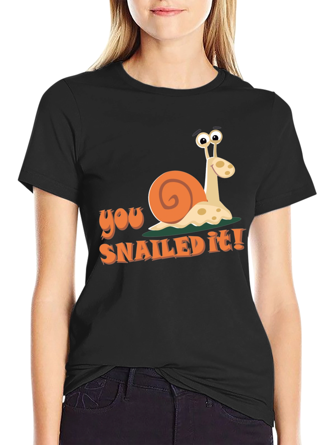 You Snailed It! Graphic T-Shirt - Funny Snail Tee