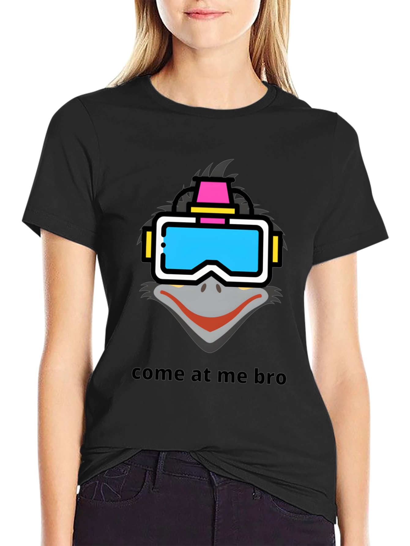 Emu VR Headset Graphic T-Shirt