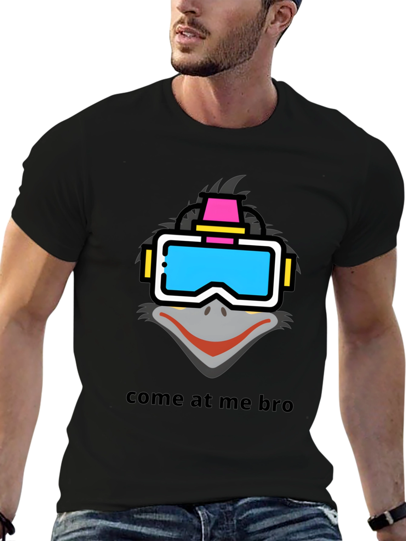 Emu VR Headset Graphic T-Shirt