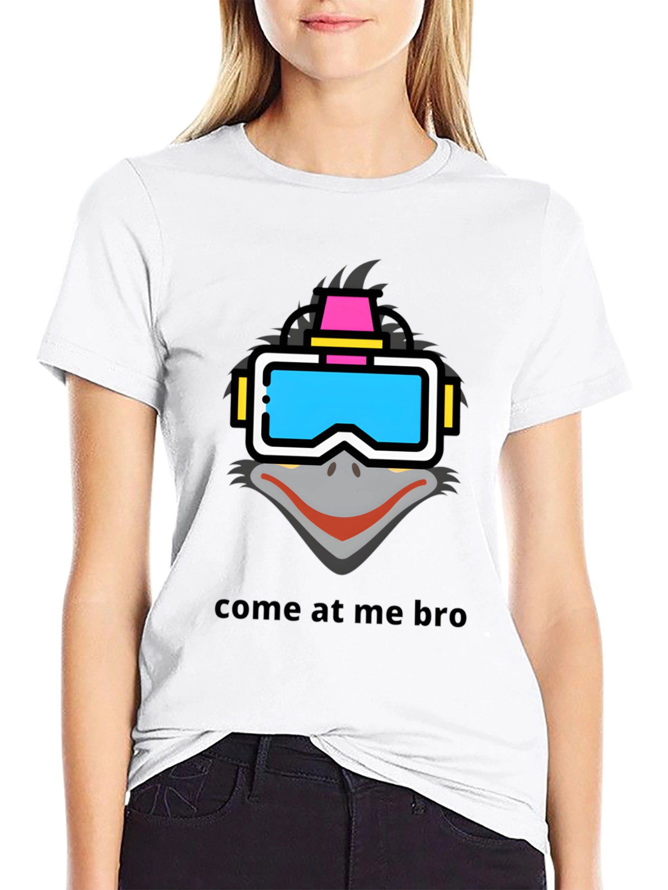 Emu VR Headset Graphic T-Shirt