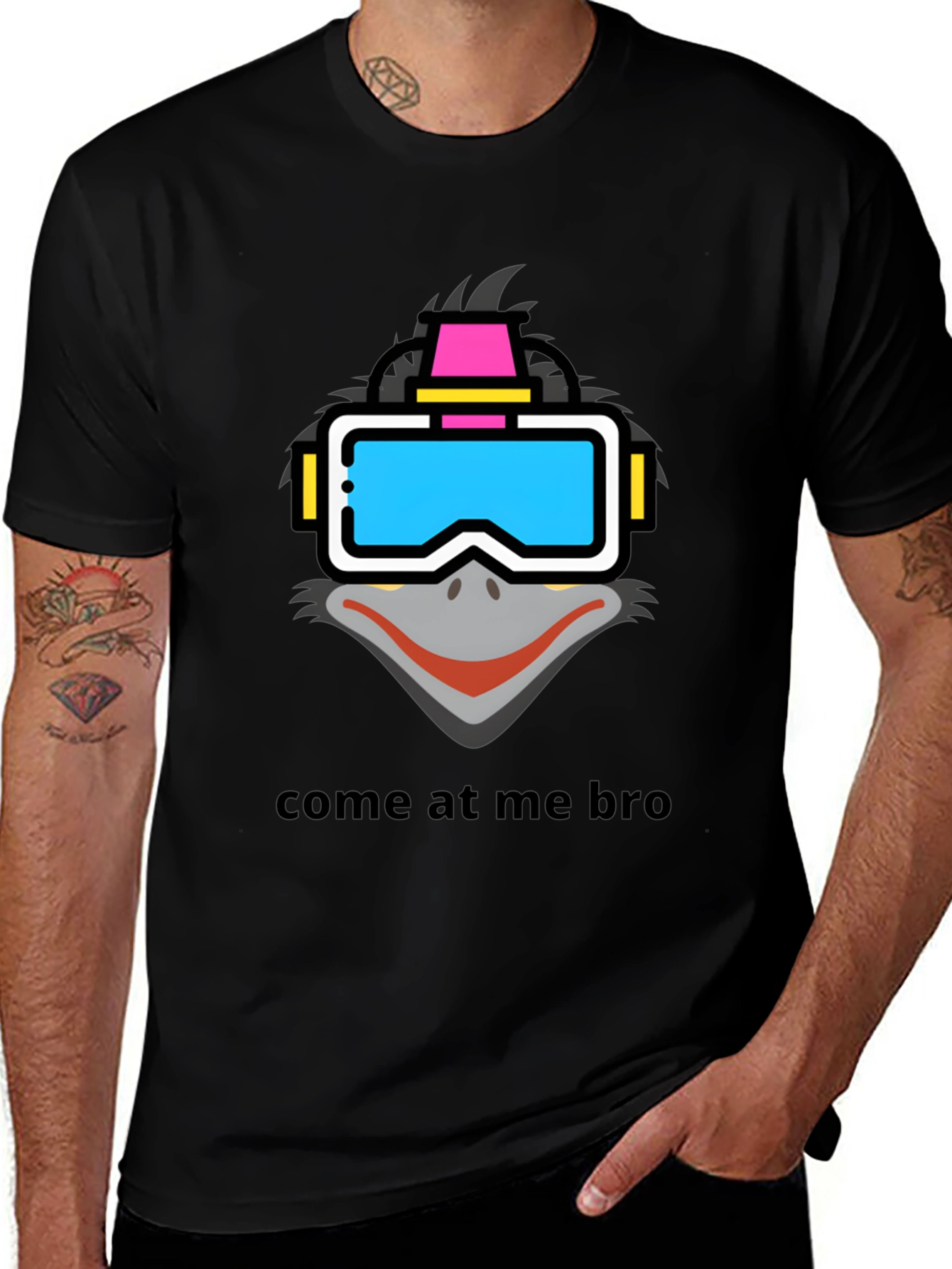 Emu VR Headset Graphic T-Shirt
