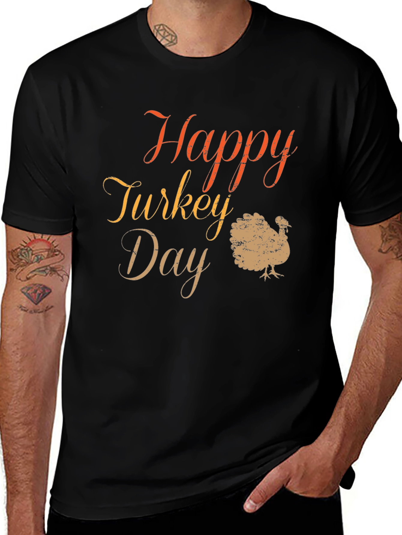 Happy Turkey Day Graphic Tee