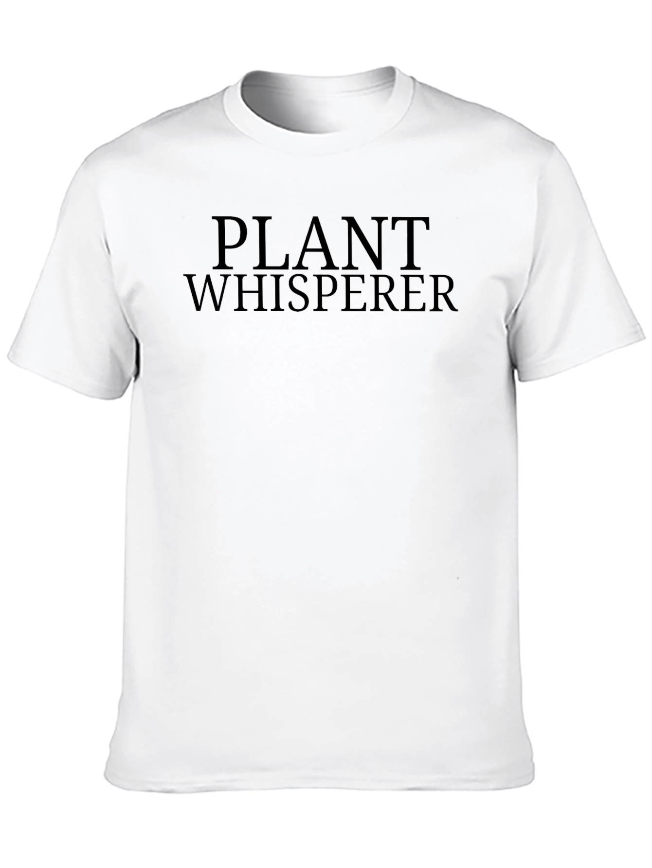 Plant Whisperer Black T-Shirt - Gardener Gift