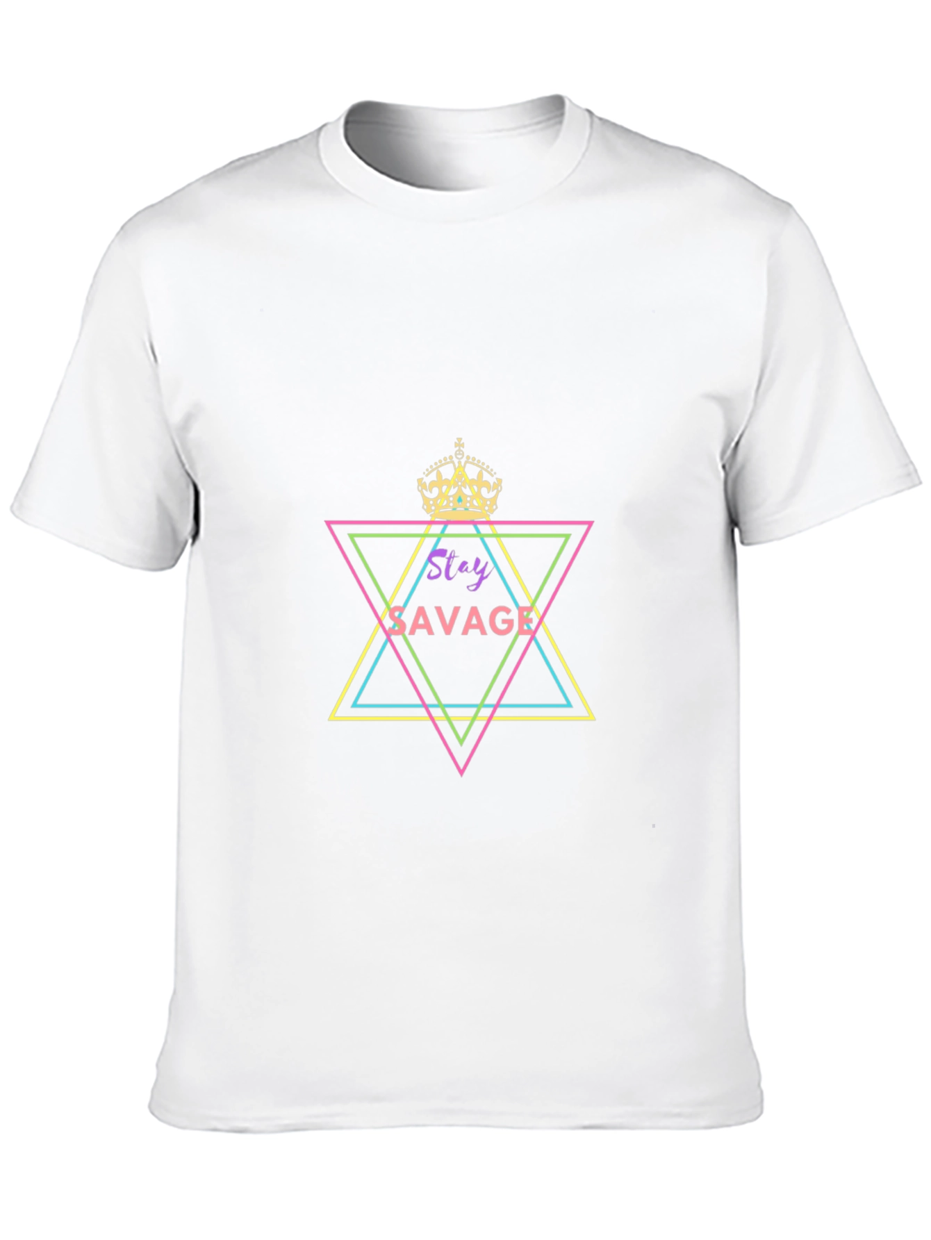 Stay Savage Crown Graphic T-Shirt
