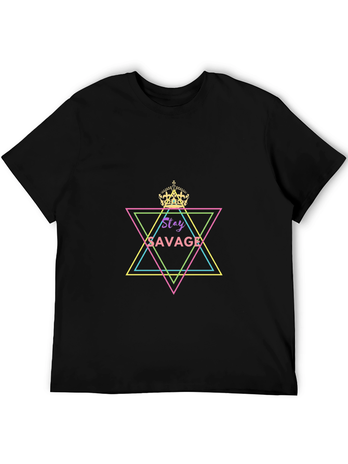 Stay Savage Crown Graphic T-Shirt