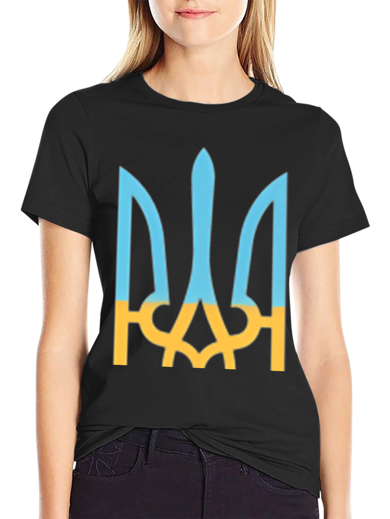 Ukraine Trident Black T-Shirt