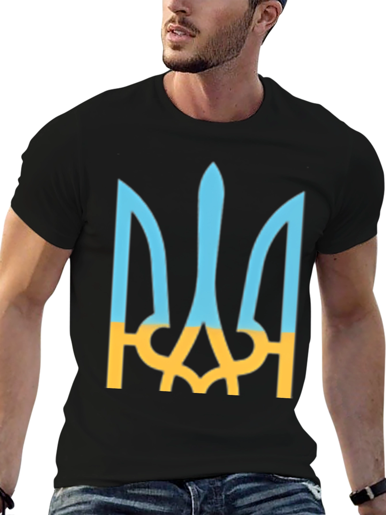 Ukraine Trident Black T-Shirt