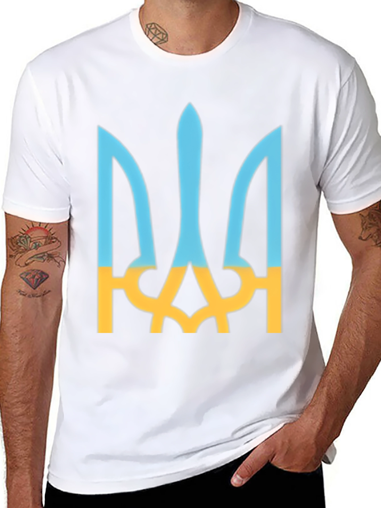 Ukraine Trident Black T-Shirt