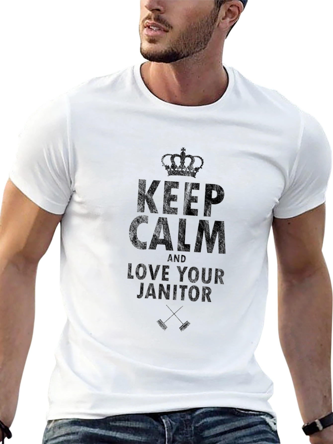 Keep Calm and Love Your Janitor T-Shirt