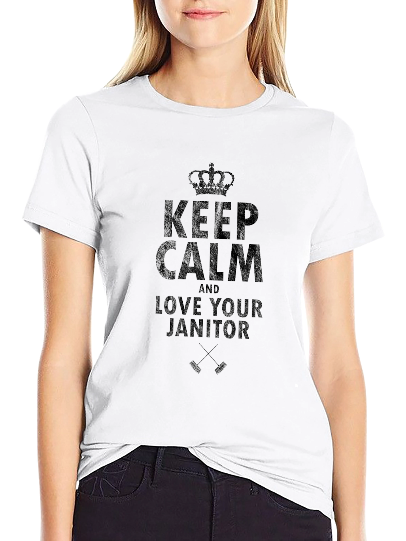 Keep Calm and Love Your Janitor T-Shirt