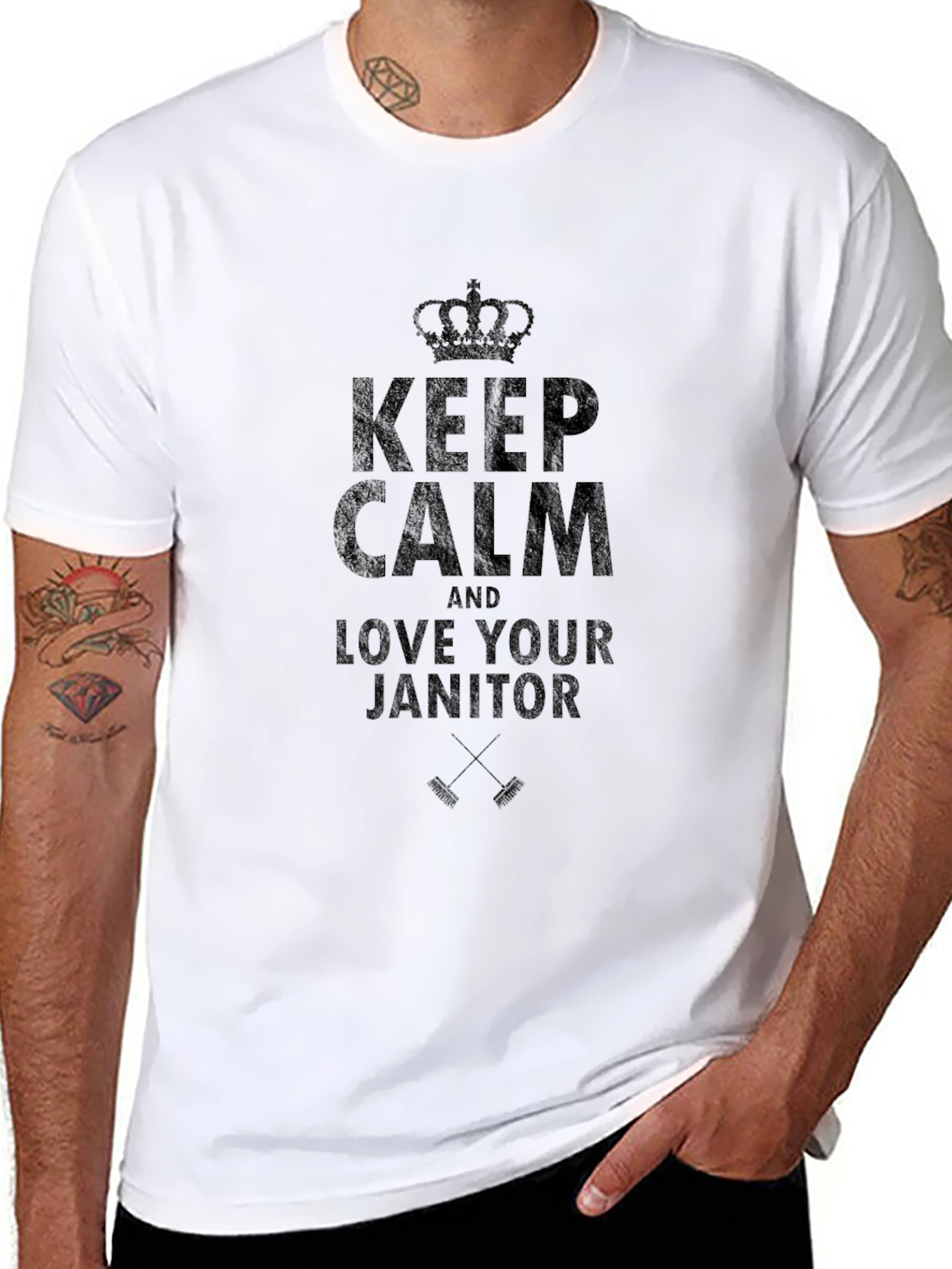 Keep Calm and Love Your Janitor T-Shirt