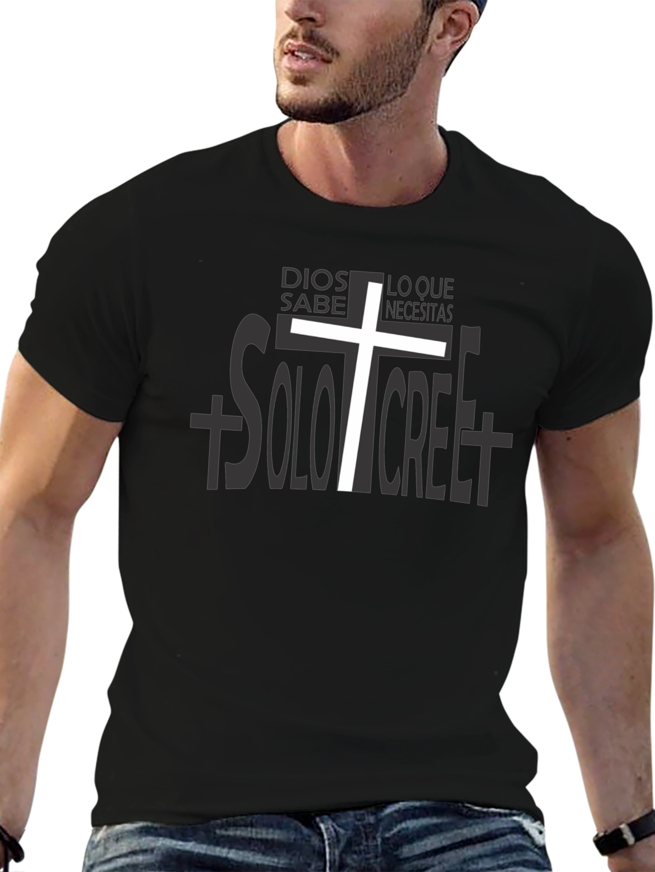 Faith-Based Graphic Tee: God Knows Just Believe