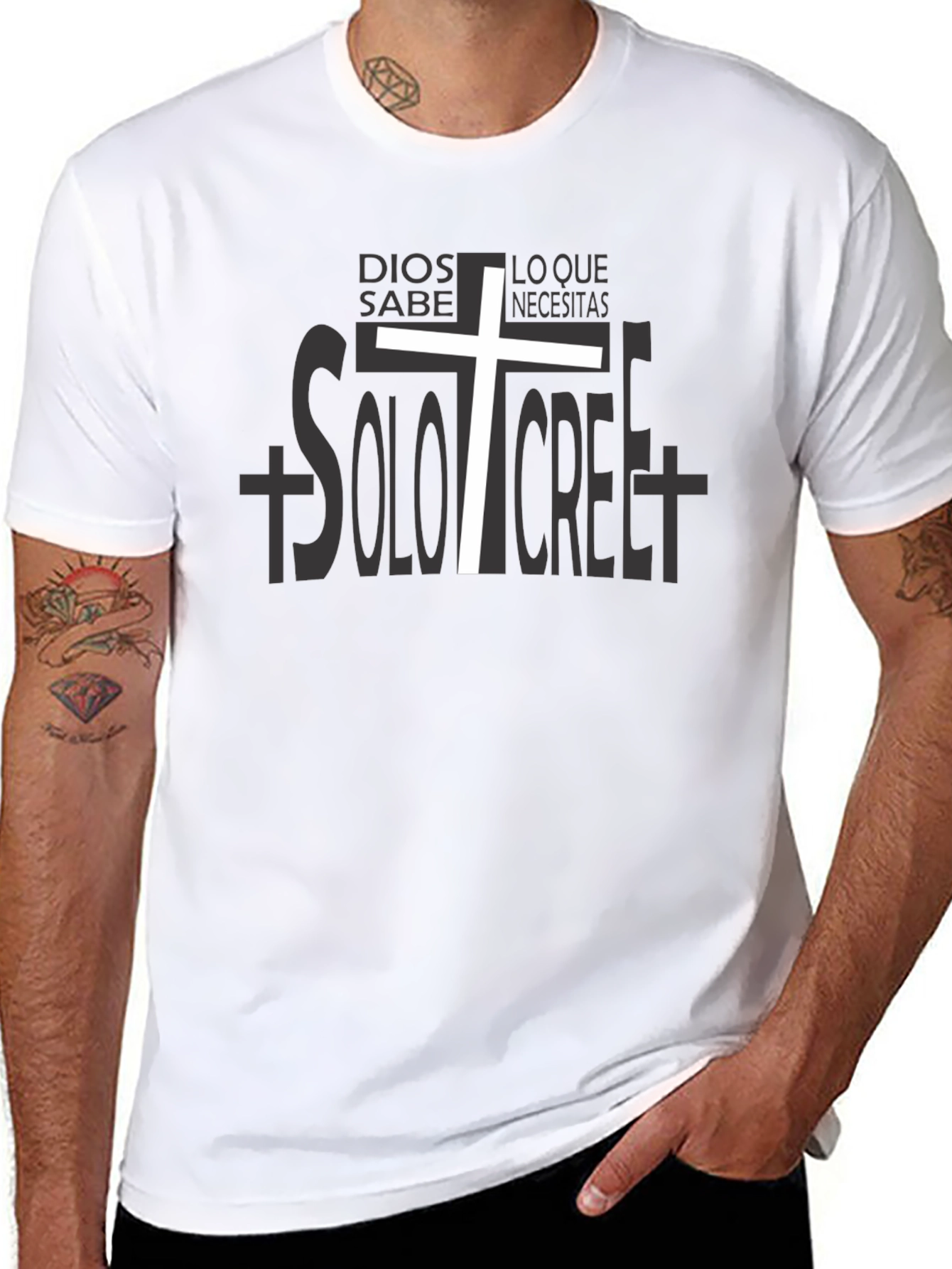 Faith-Based Graphic Tee: God Knows Just Believe