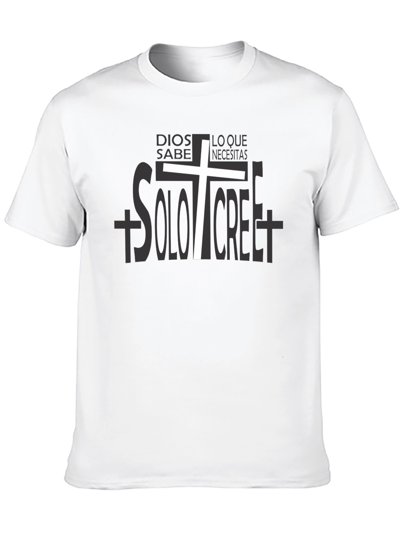 Faith-Based Graphic Tee: God Knows Just Believe