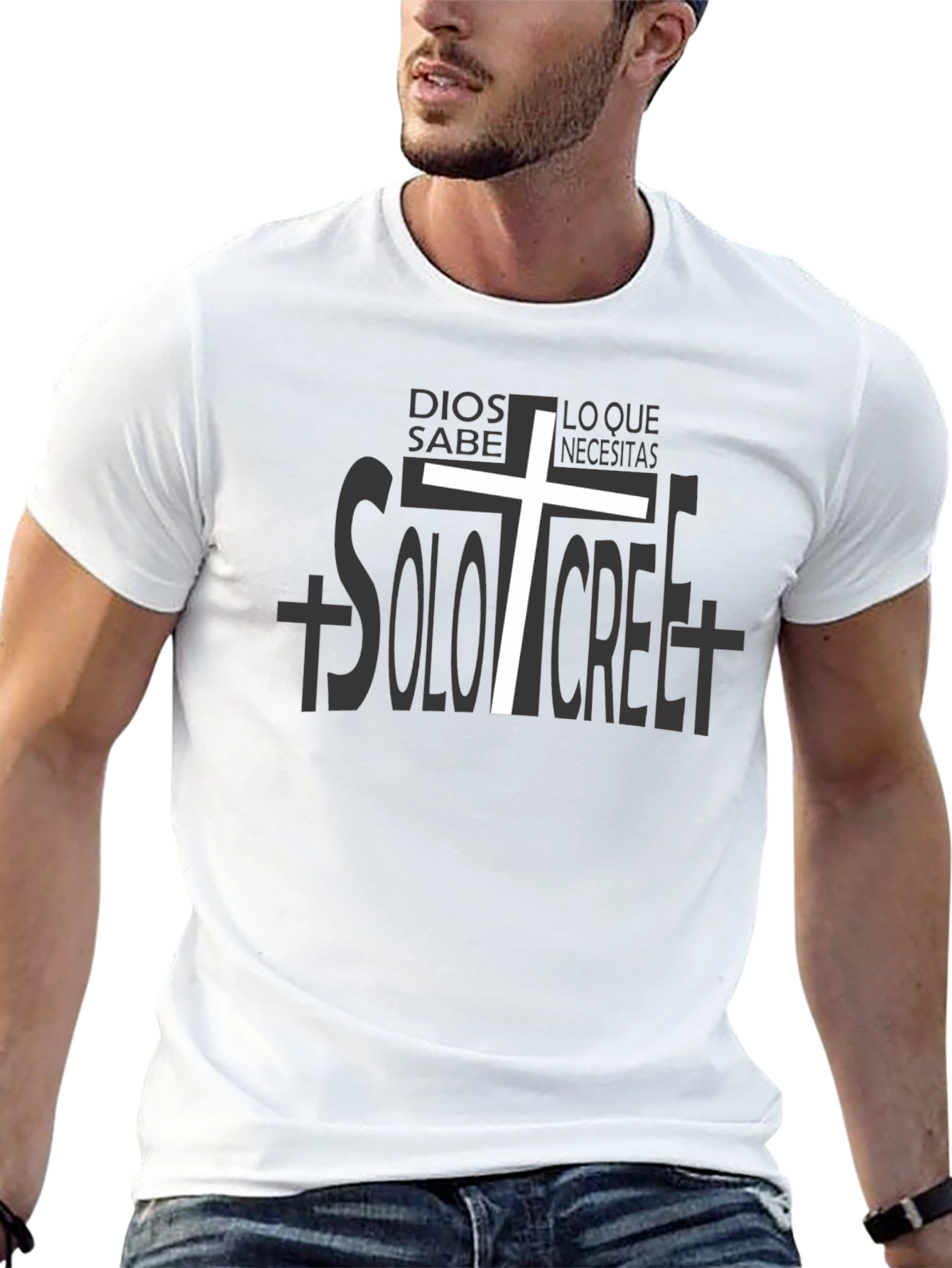 Faith-Based Graphic Tee: God Knows Just Believe