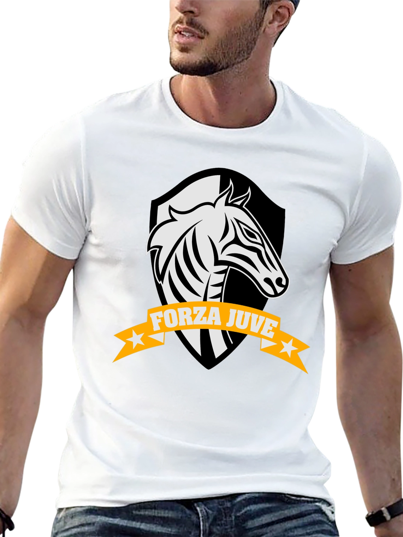 Forza Juve Zebra Graphic Tee