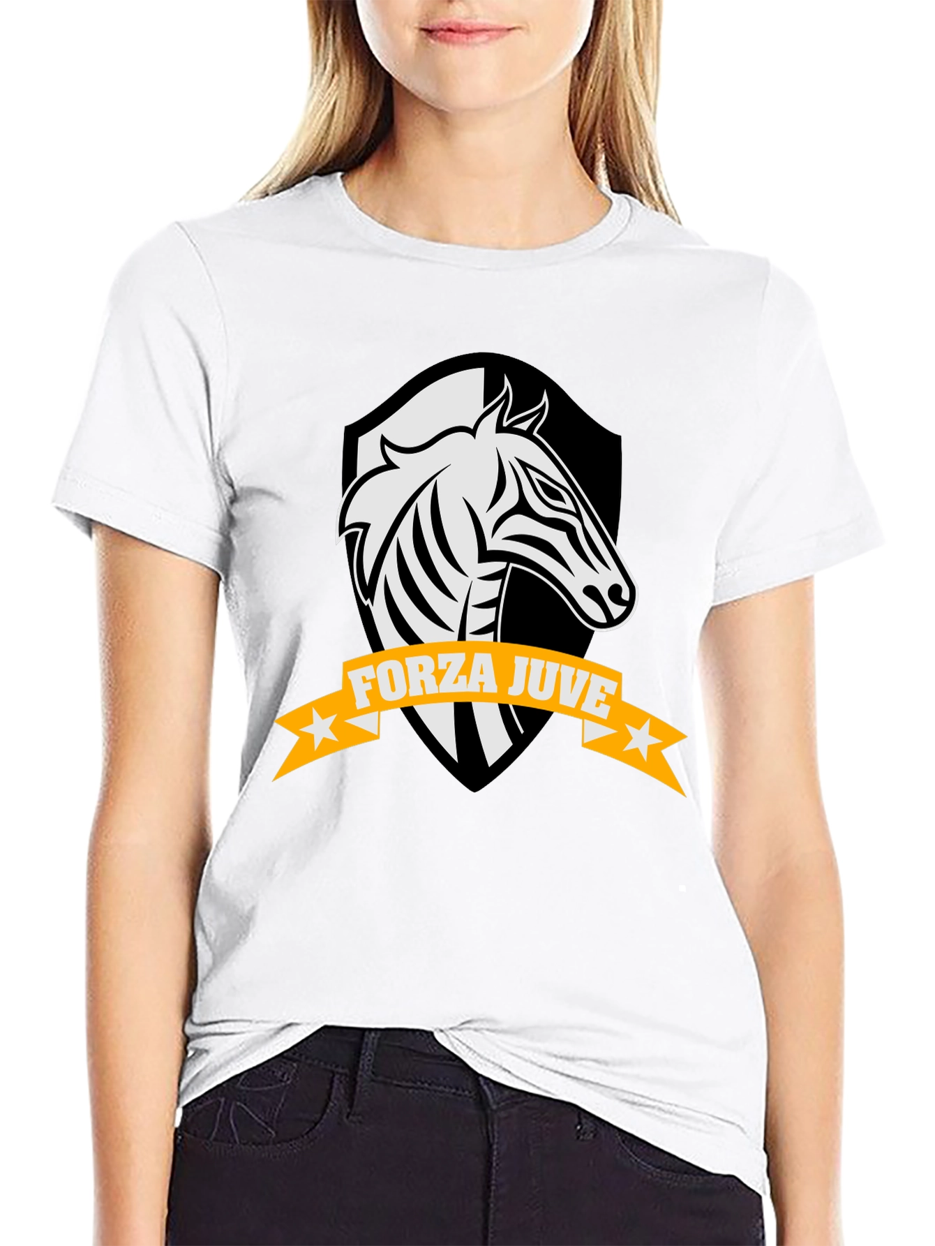 Forza Juve Zebra Graphic Tee