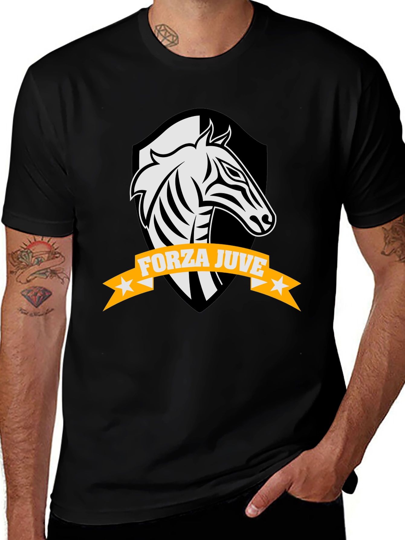 Forza Juve Zebra Graphic Tee