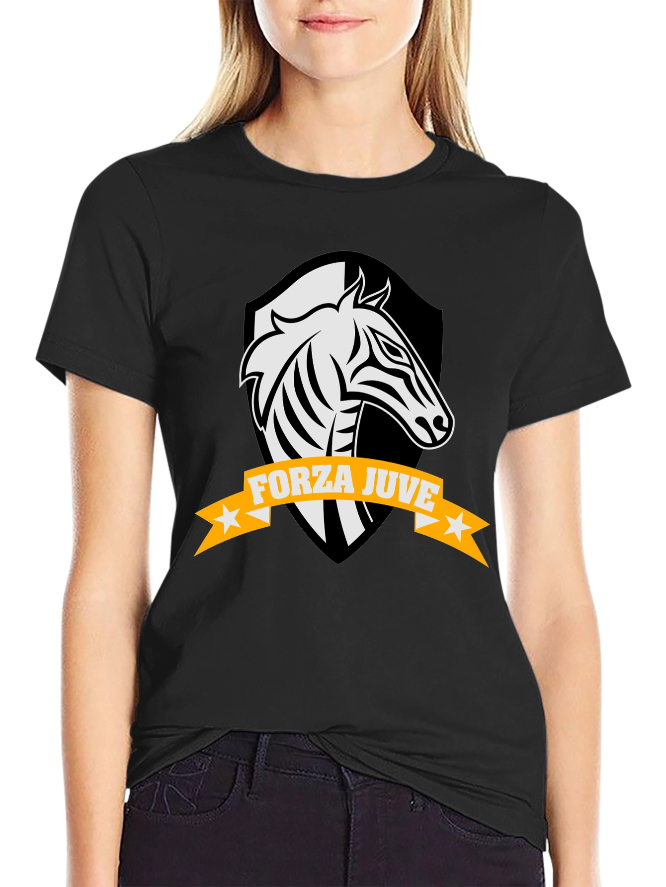 Forza Juve Zebra Graphic Tee