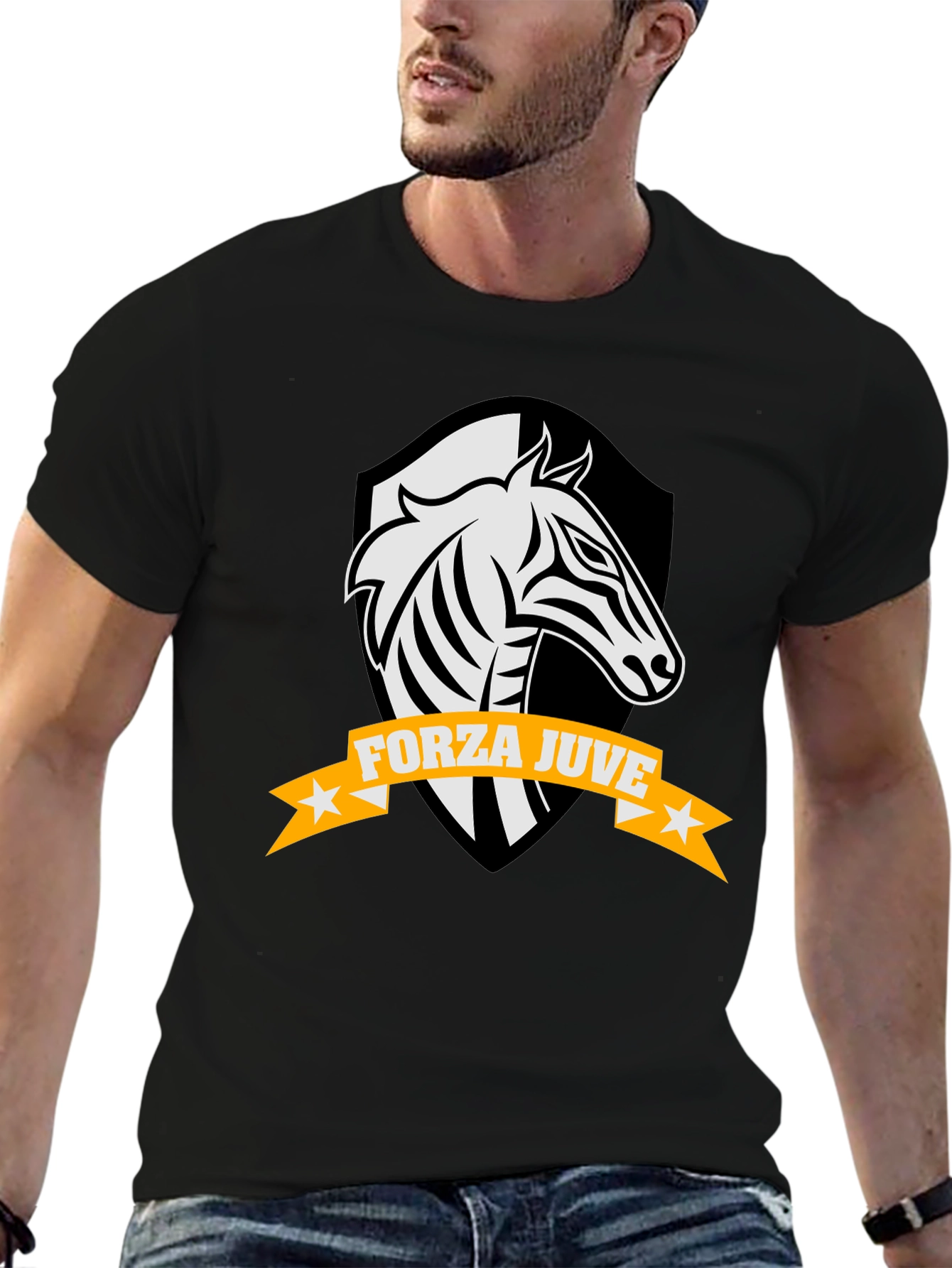 Forza Juve Zebra Graphic Tee