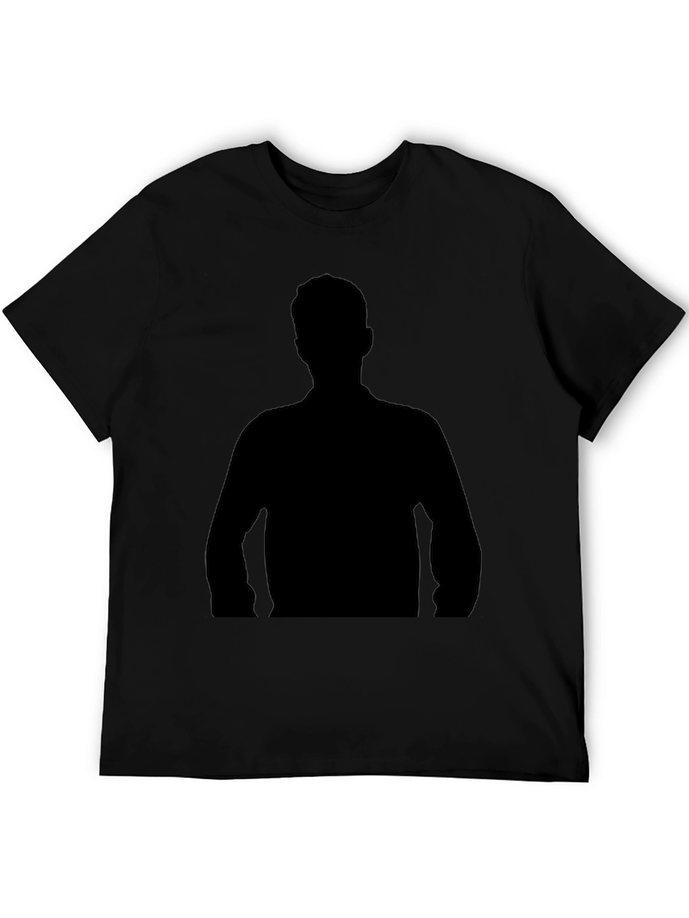 Black Silhouette Graphic Tee - Modern Fit
