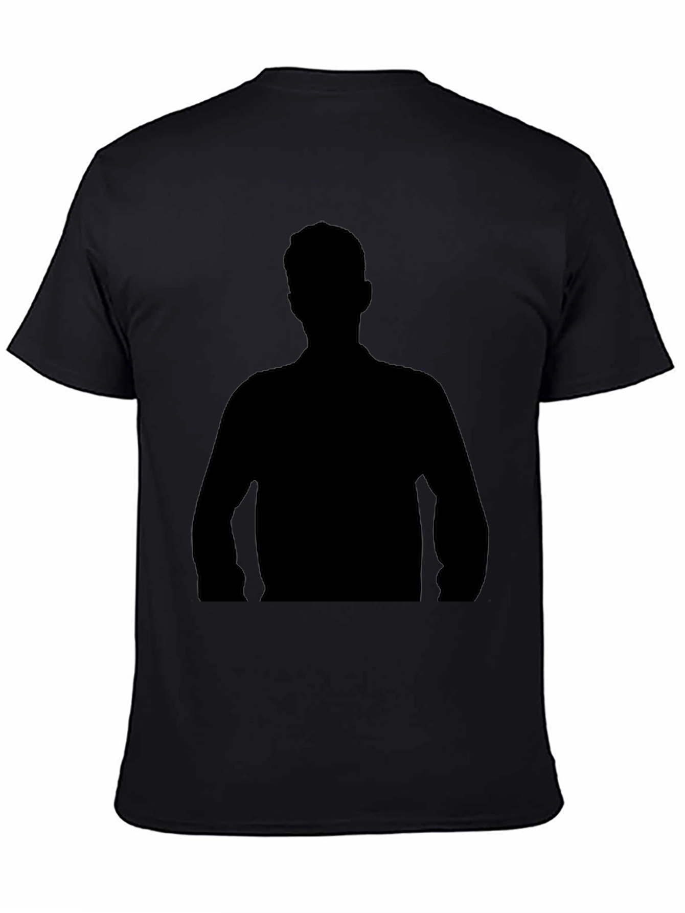 Black Silhouette Graphic Tee - Modern Fit