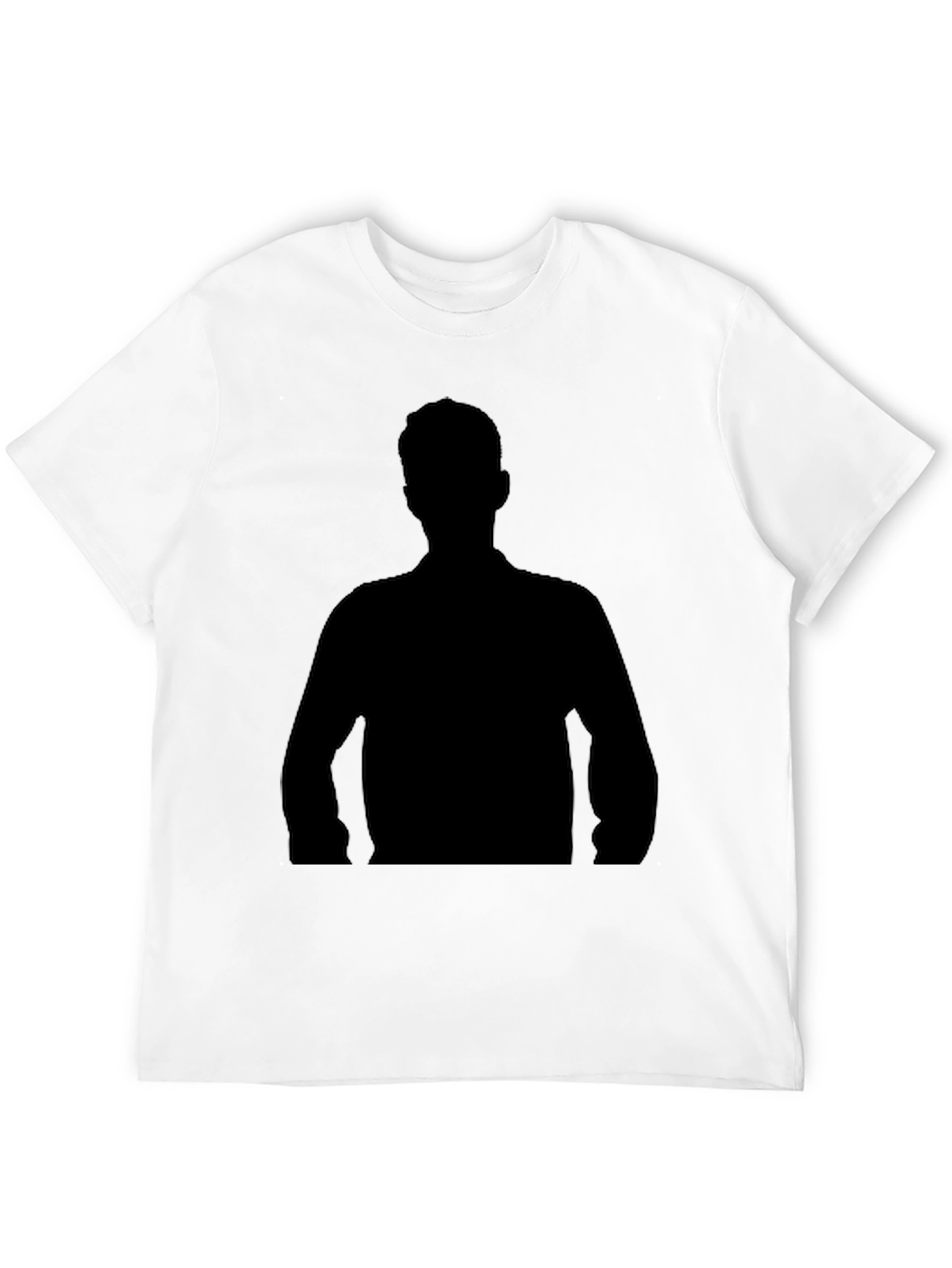 Black Silhouette Graphic Tee - Modern Fit