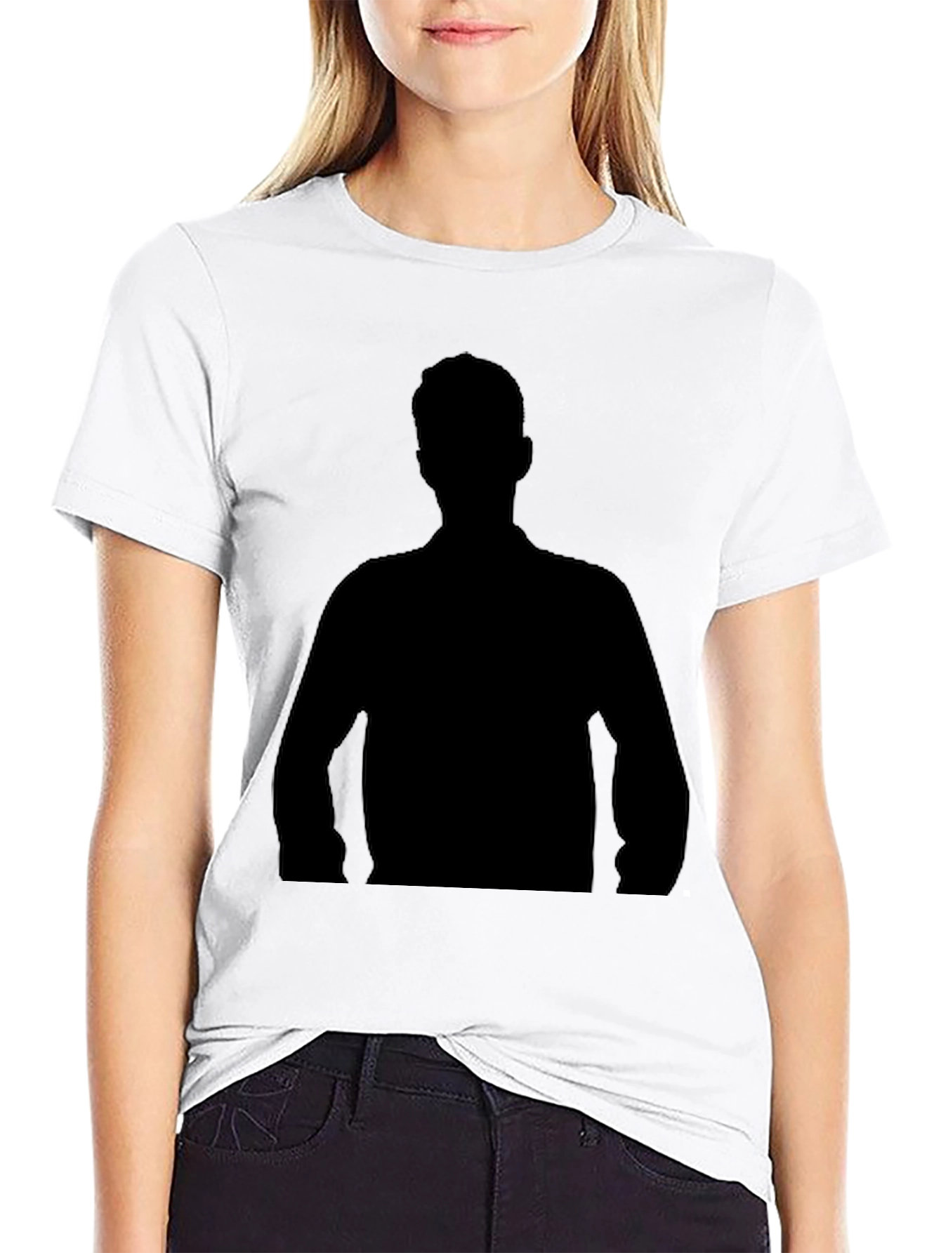 Black Silhouette Graphic Tee - Modern Fit