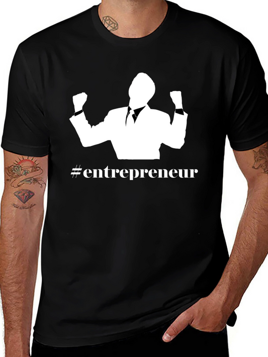 Entrepreneur Graphic T-Shirt - Black Cotton Tee