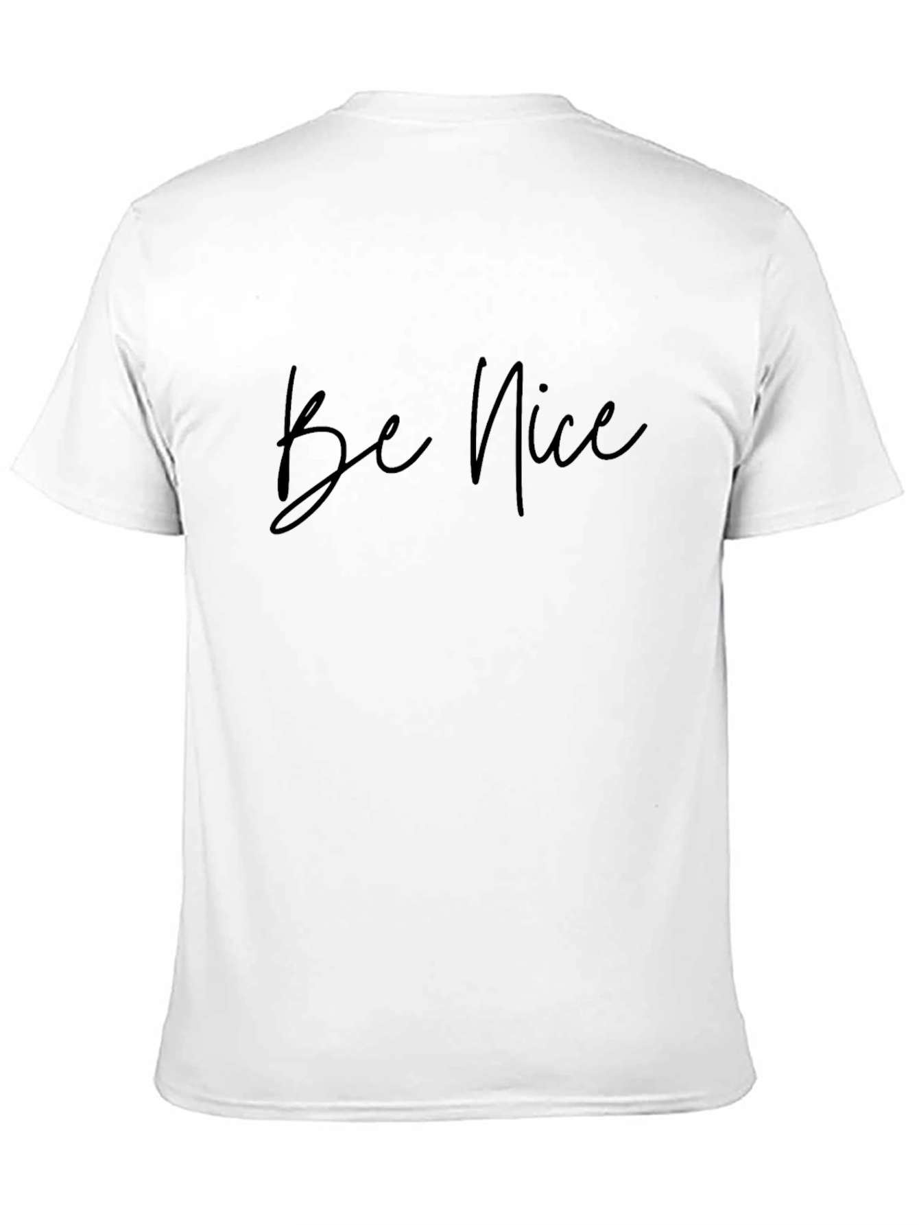 Be Nice Black T-Shirt - Casual Comfort
