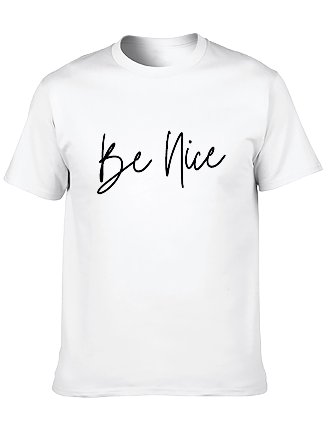 Be Nice Black T-Shirt - Casual Comfort