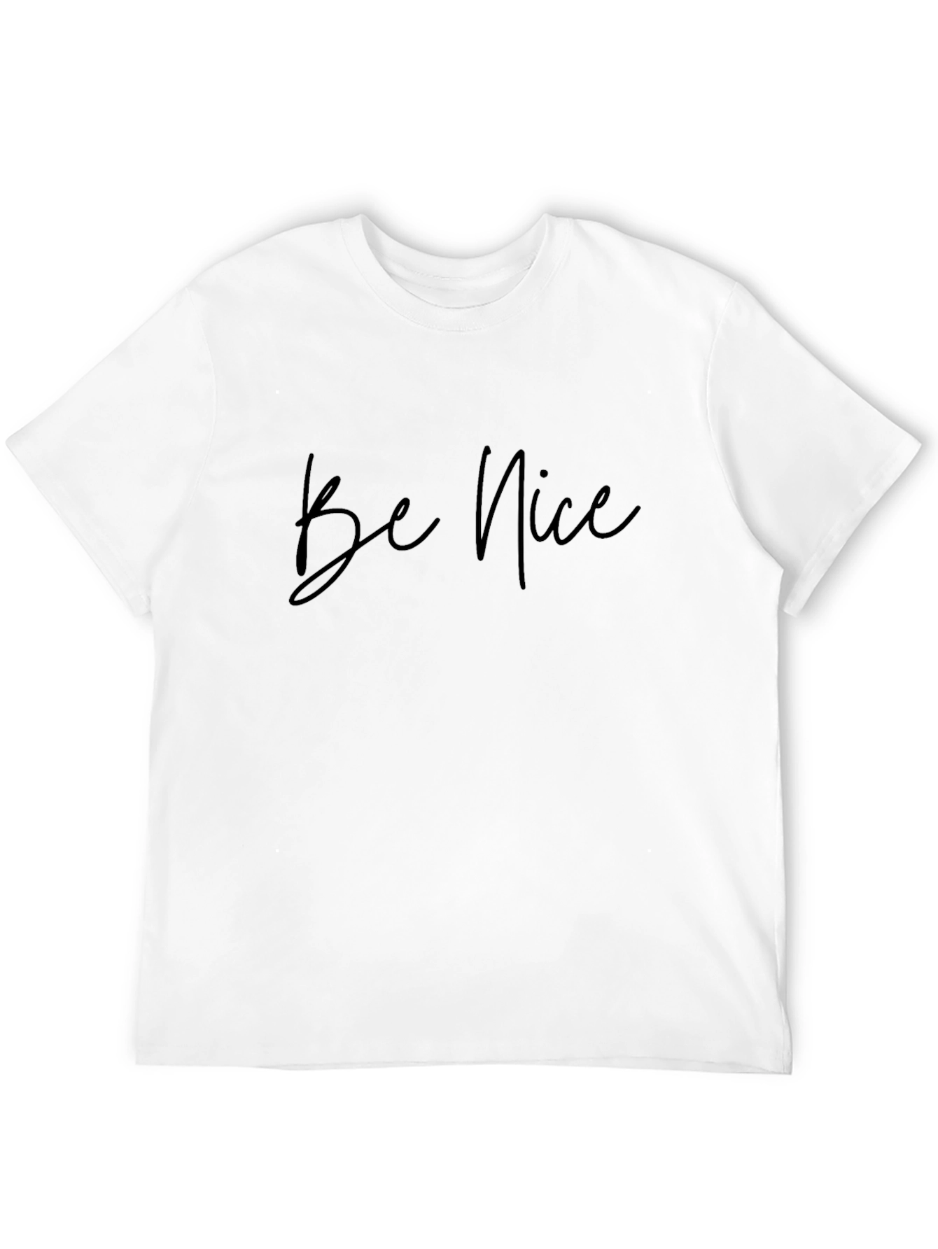 Be Nice Black T-Shirt - Casual Comfort