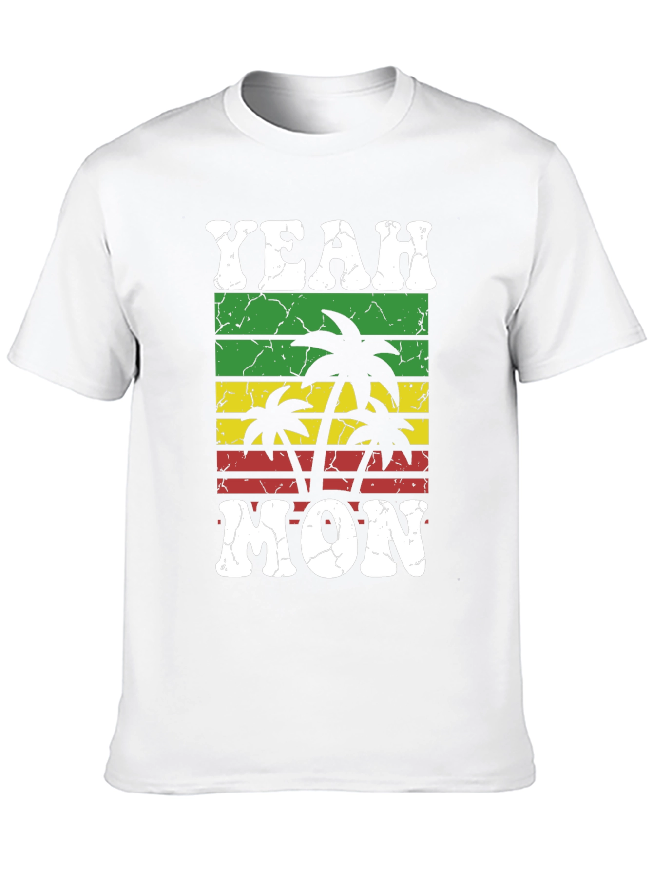 Yeah Mon T-Shirt - Tropical Palm Tree Graphic Tee