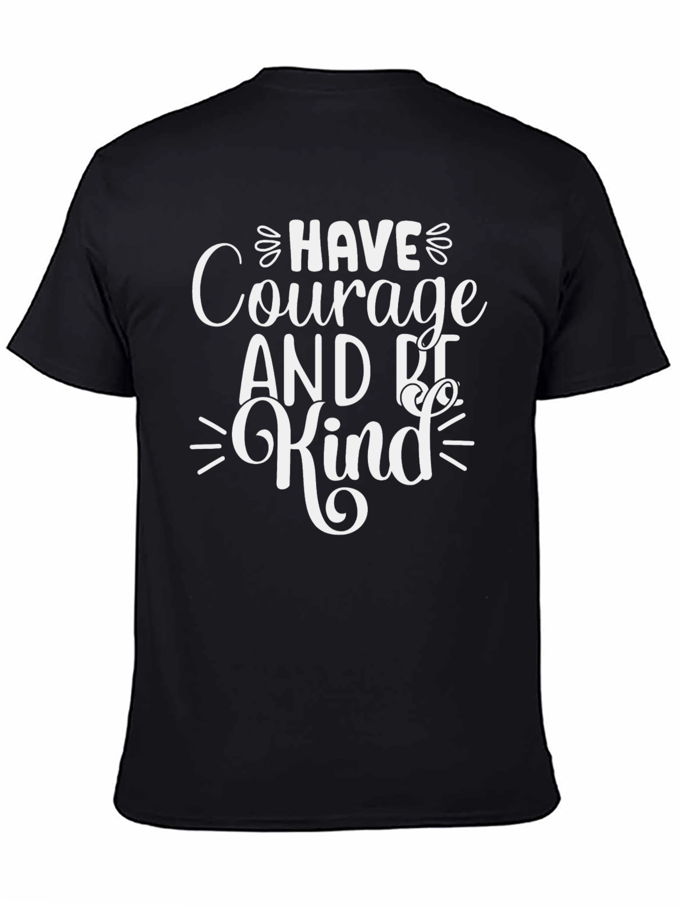Courage & Kindness Graphic T-Shirt - Black